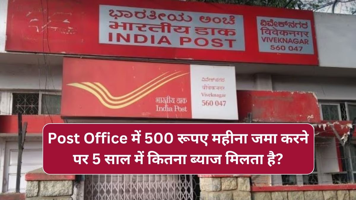 Post Office Recurring Deposit Scheme